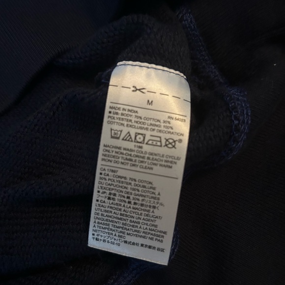 NWT Banana Republic Lofty Banana Republic Hoodie( blue w/ some black trim) - Picture 4 of 5